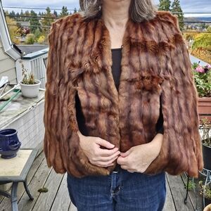 Vintage Fur Cape